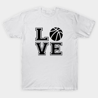 Love Basketball - Big Letters T-Shirt